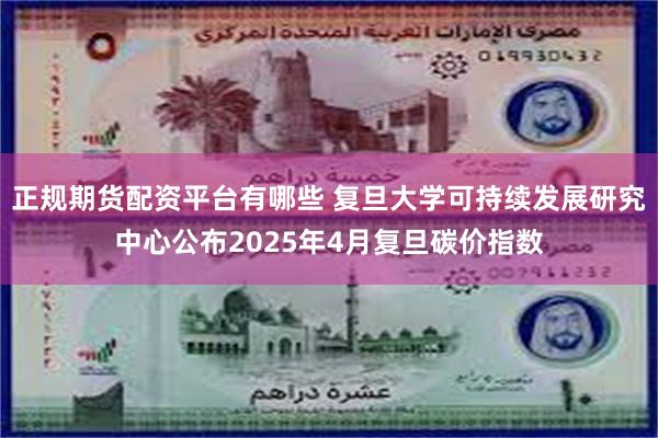 正规期货配资平台有哪些 复旦大学可持续发展研究中心公布2025年4月复旦碳价指数