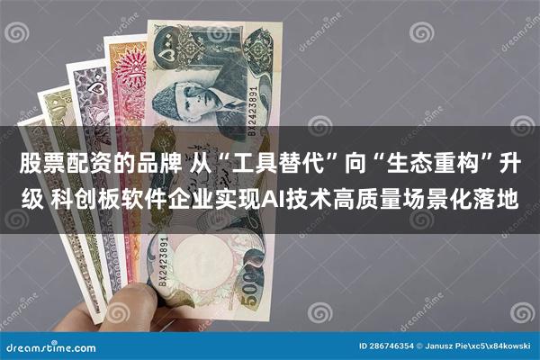 股票配资的品牌 从“工具替代”向“生态重构”升级 科创板软件企业实现AI技术高质量场景化落地