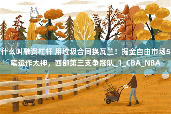 什么叫融资杠杆 用垃圾合同换瓦兰！掘金自由市场5笔运作太神，西部第三支争冠队_1_CBA_NBA
